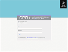 Tablet Screenshot of cpdplus.net