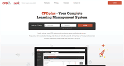 Desktop Screenshot of cpdplus.com