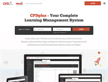 Tablet Screenshot of cpdplus.com